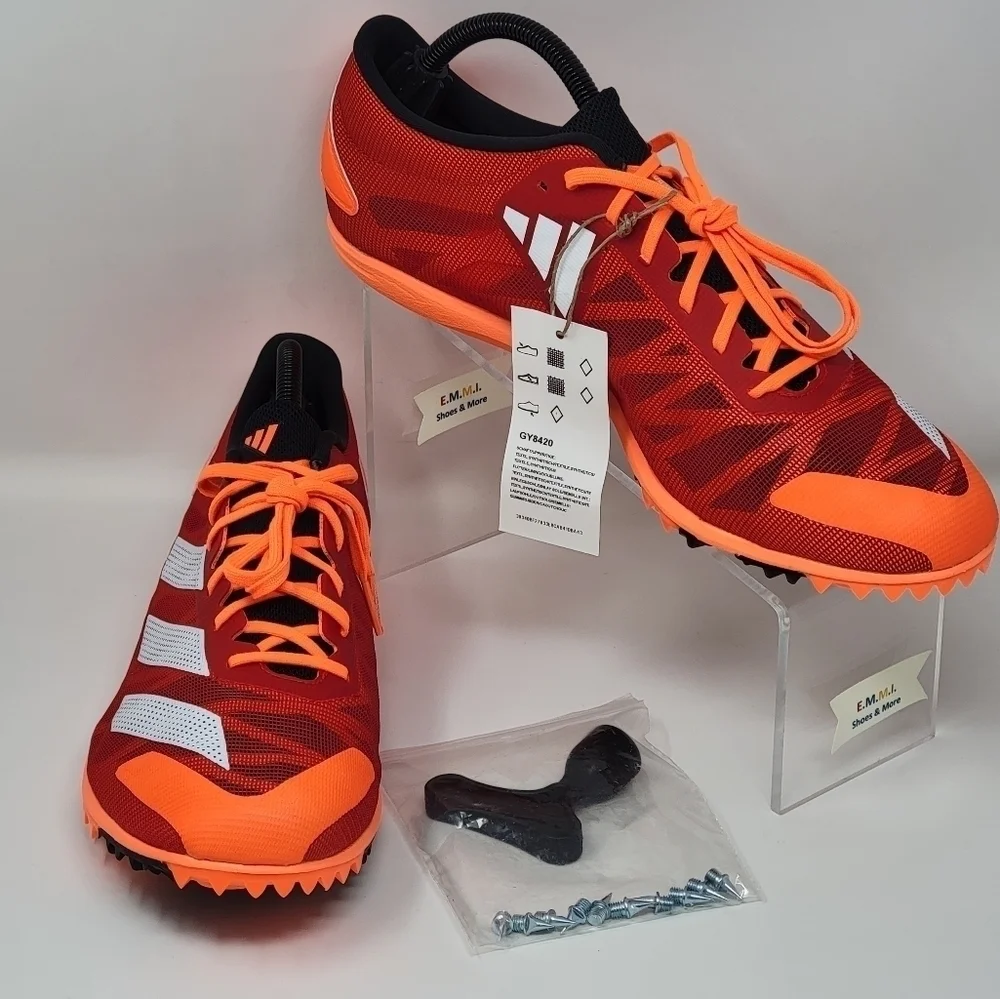 Adidas Adizero XCS Spikes Red VIVRED Track Running GY8420 Men's Size 11.5 New